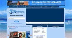 Desktop Screenshot of library.delmar.edu